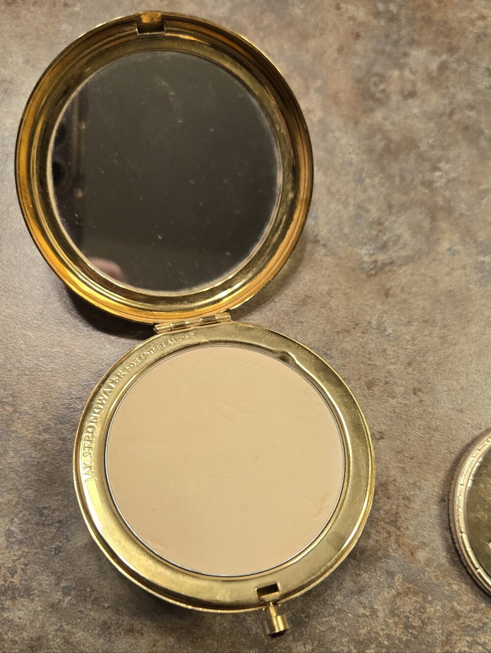 Vintage Compact ESTEE LAUDER 2008 Pressed Powder Collection BRILLIANT LEAVES - Picture 2 of 4